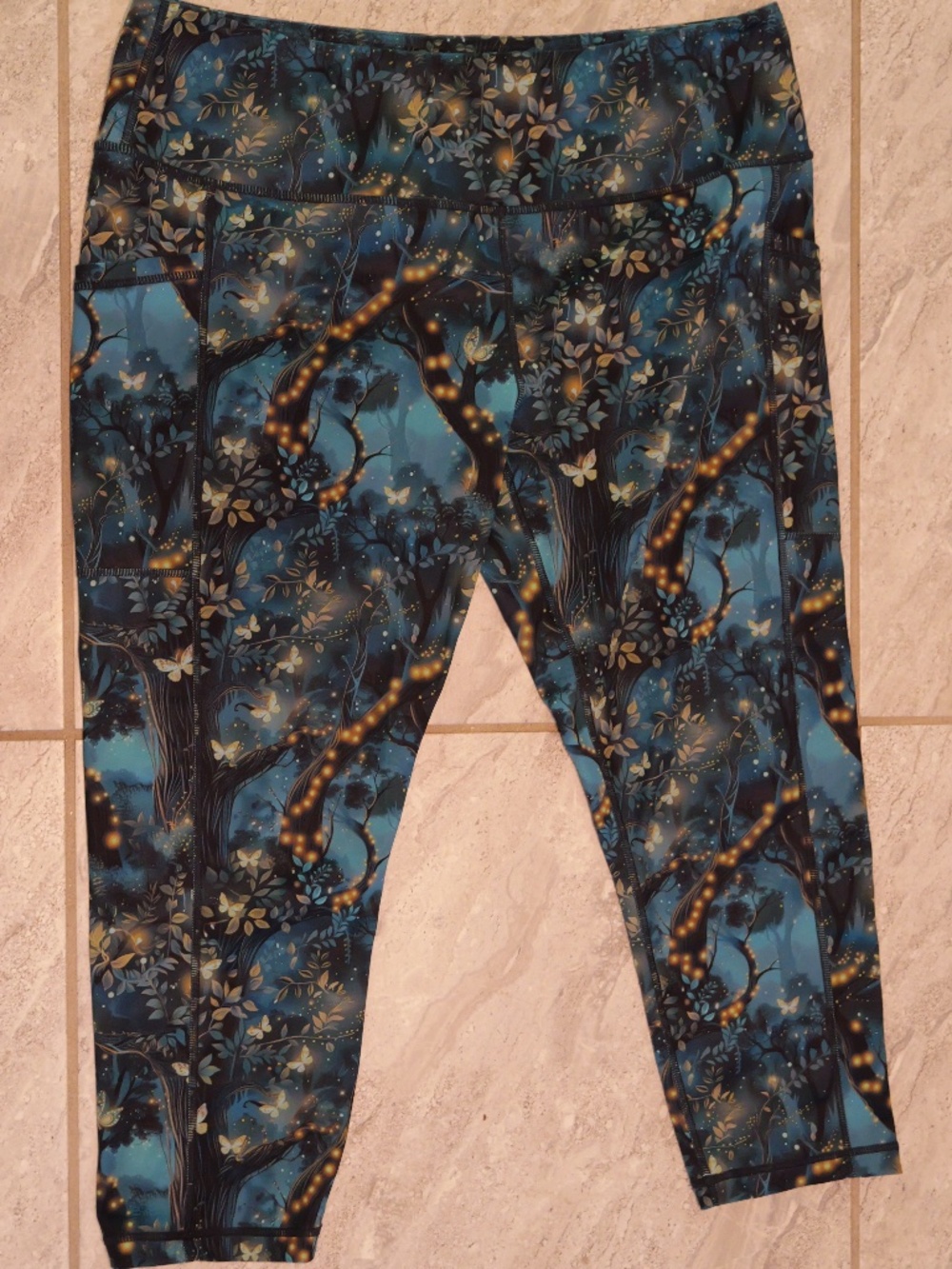 Constantly Varied Gear Firefly Forest Capri Leggings XXL